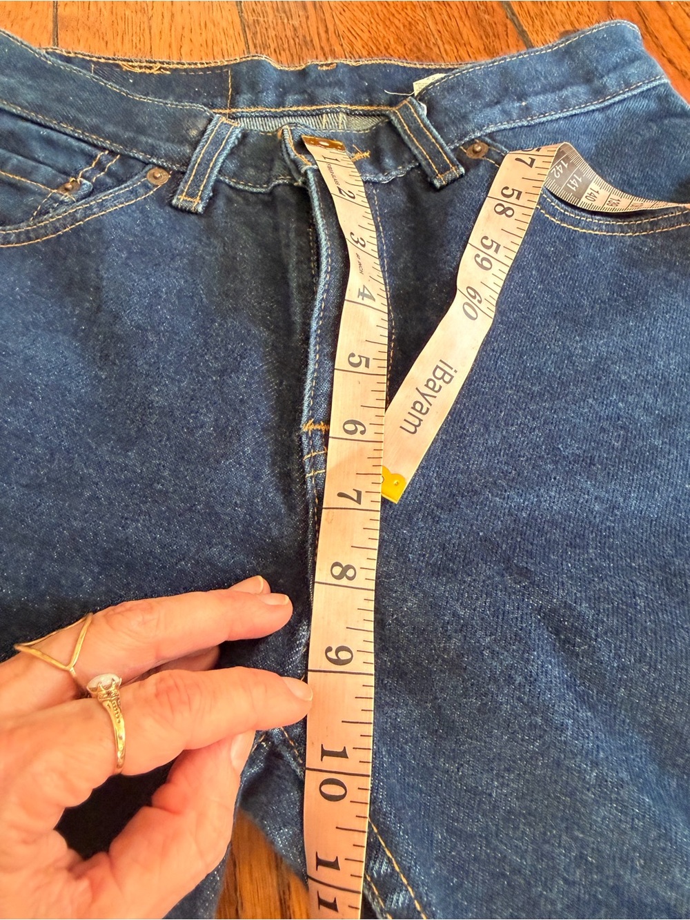 Levi’s vintage Classic Dark Blue Women's Bootcut 517 Jeans size 5JR - Picture 8 of 9